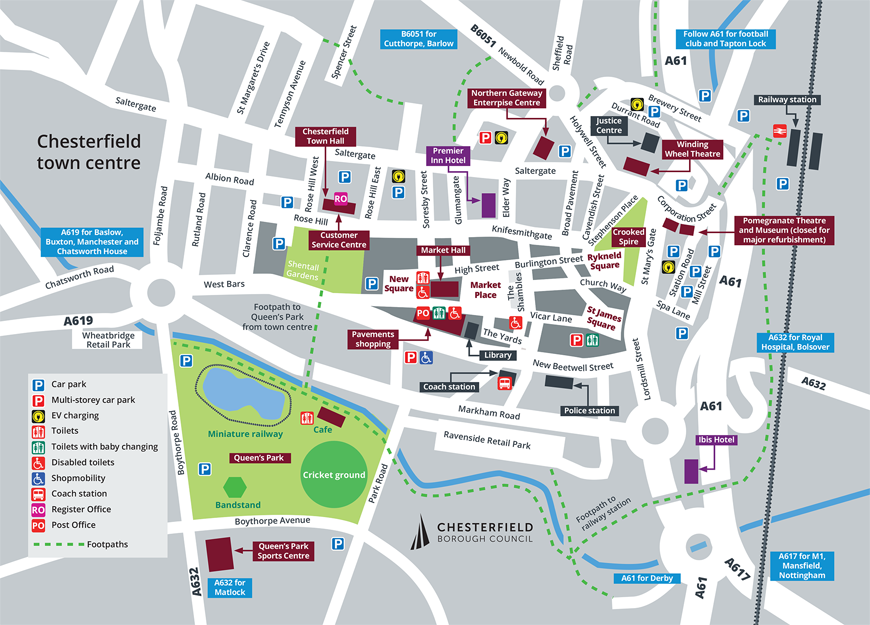 City Center Street Map Glasgow City Centre Map St Andrew S Town Centre Map 2024