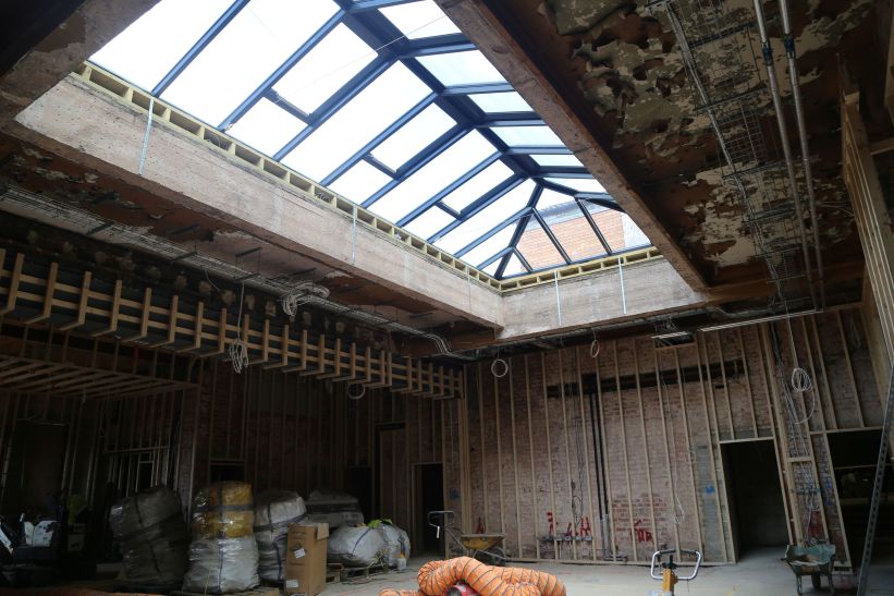 Works at Barrow Hill Memorial Hall