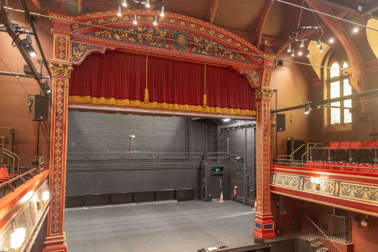 An image of the restored auditorium
