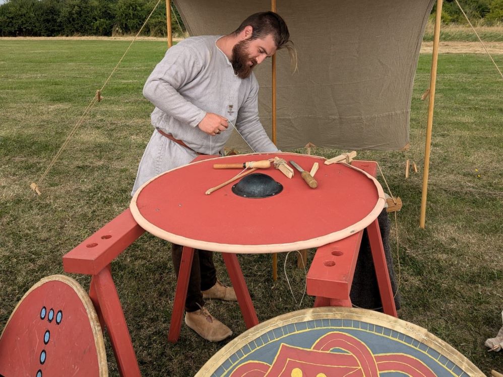 Local re-enactors Cestrefeld Vikings will be in attendance to show their weapons and armour. 