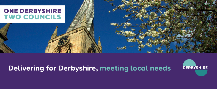 Link to 'Have your say on the future of Local Government in Derbyshire' page