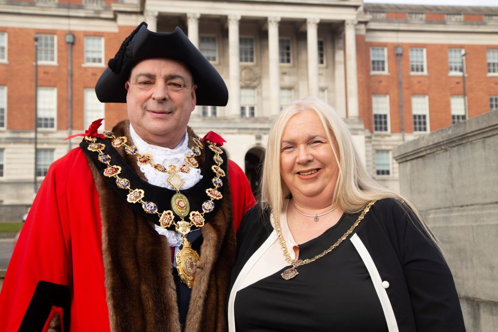 Councillor Barry Dyke and Marie Dyke