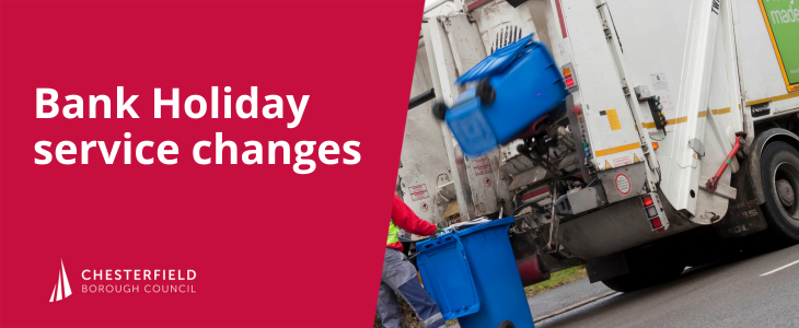 Link to 'Easter bank holiday service changes' page