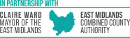 In partnership with East Midlands Combined County Authority